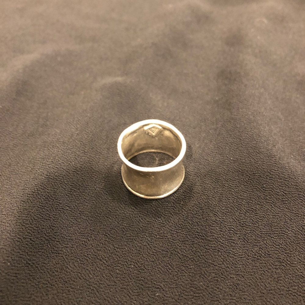 Silpada wide band sterling silver ring